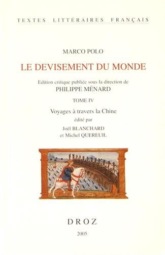 Le devisement du monde. Vol. 4