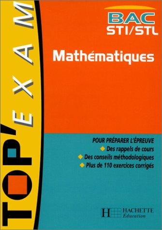Mathématiques, bac STI-STL