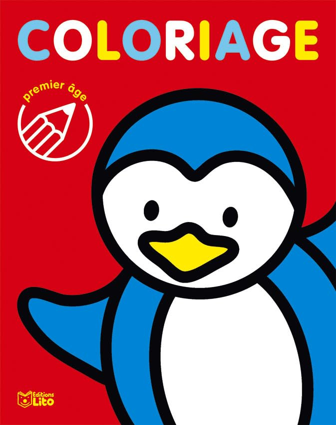 Coloriage premier âge : pingouin