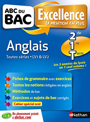 Anglais 2de, 1re, terminale : toutes séries, LV1 & LV2