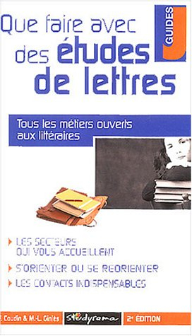 que faire avec des études littéraires ?