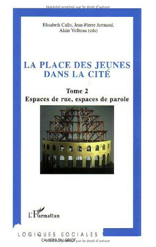 La place des jeunes dans la cité. Vol. 2. Espaces de rue, espaces de parole