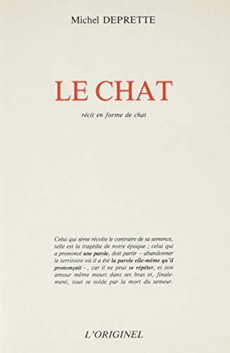 Le Chat : récit en forme de chat