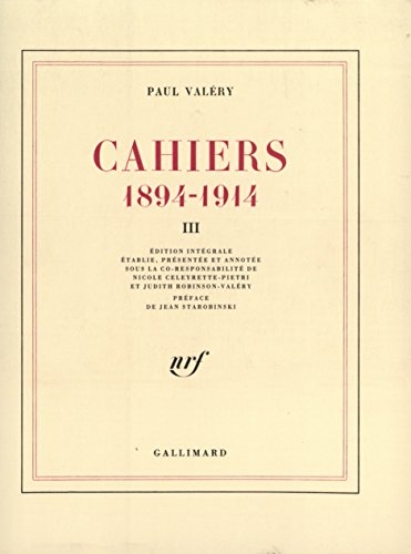 Cahiers : 1894-1914. Vol. 3