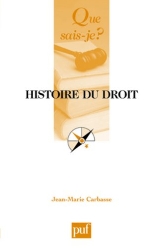 Histoire du droit