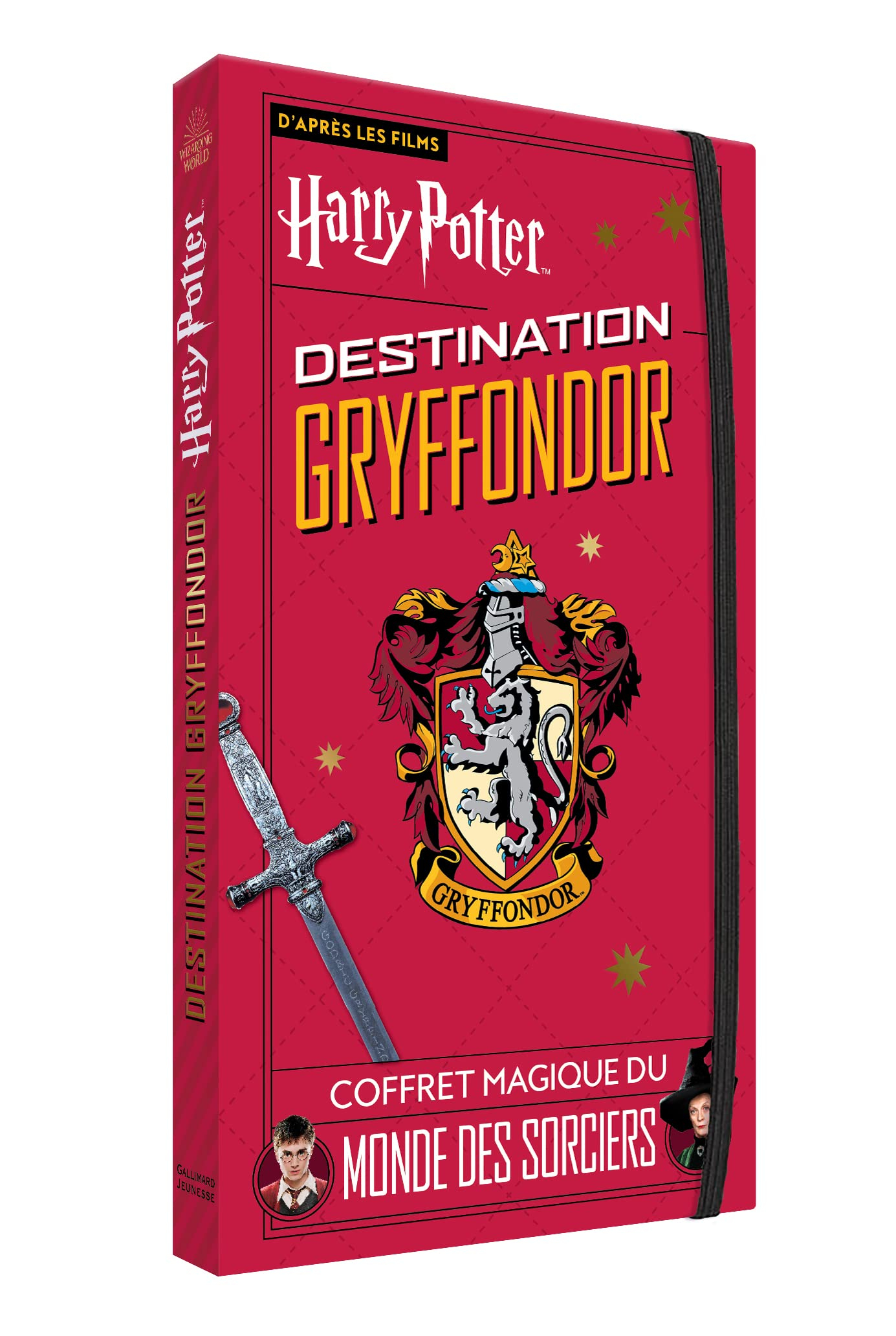 Destination Gryffondor : d'après les films Harry Potter : coffret magique du monde des sorciers