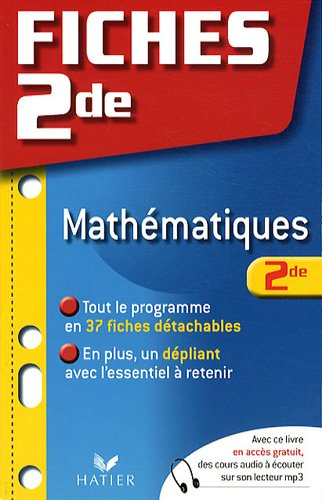 Mathématiques, 2de