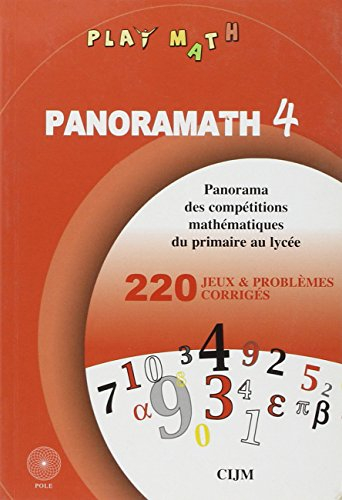 Panoramath 4 : panorama 2006 des compétitions mathématiques du primaire au lycée : 220 jeux et probl
