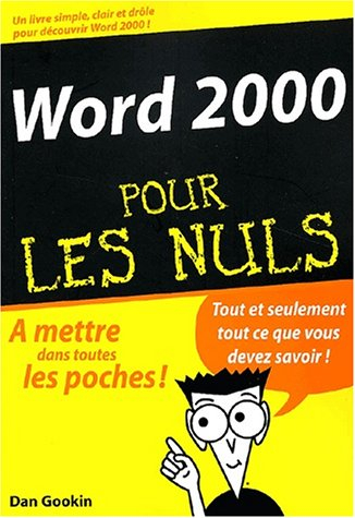 Word 2000 pour les nuls