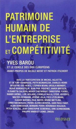Patrimoine humain de l'entreprise et compétitivité