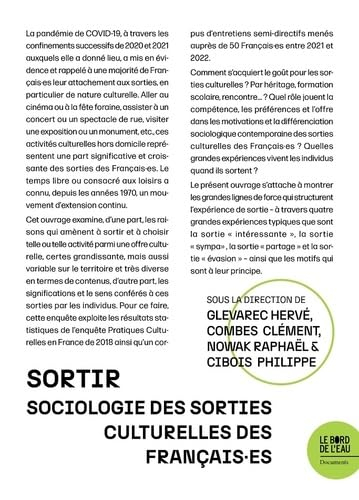 Sortir : sociologie des sorties culturelles des Français.es