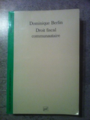 Droit fiscal communautaire