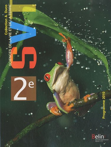 SVT, sciences de la vie et de la Terre 2de : programme 2010