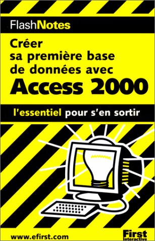 Créer sa permière base de données avec Access 2000
