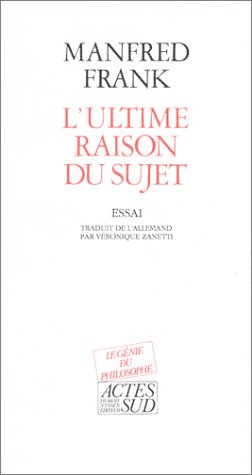 L'Ultime raison du sujet