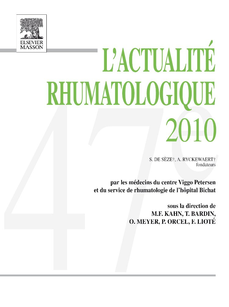 L'actualité rhumatologique 2010