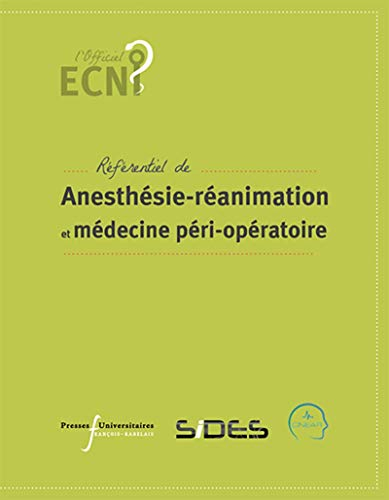 Référentiel d'anesthésie-réanimation et de médecine péri-opératoire