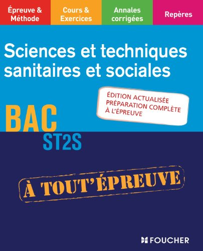 Sciences et techniques sanitaires et sociales, bac ST2S