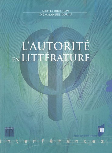 L'autorité en littérature