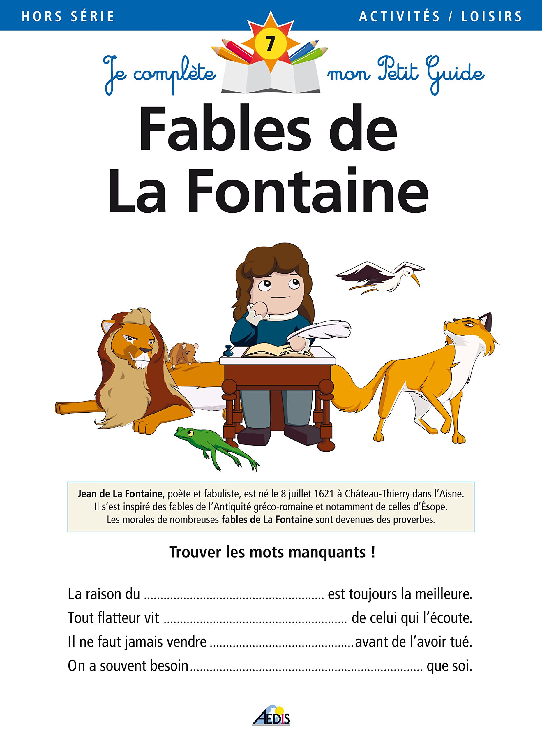 Fables de La Fontaine : trouver les mots manquants !