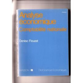 analyse économique, micro-économie et macro-économie, comptabilité nationale, le système élargi (sec