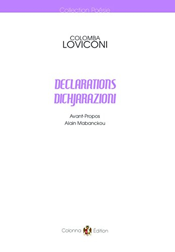 Déclarations. Dichjarazioni