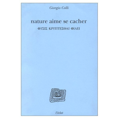 Nature aime se cacher