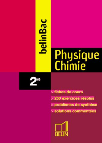 BelinBac physique-chimie 2de
