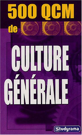 500 QCM de culture générale