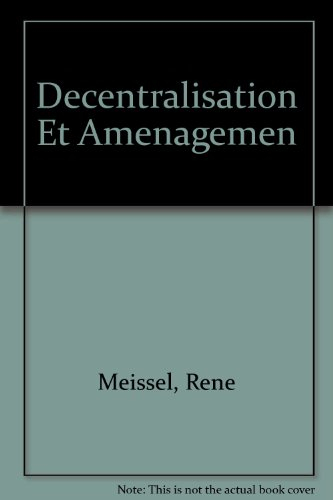 Décentralisation et aménagement du territoire