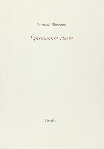 Eprouvante claire