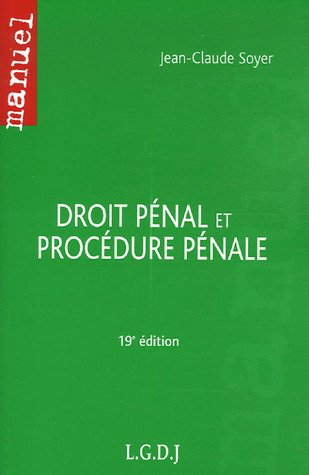 Droit pénal et procédure pénale