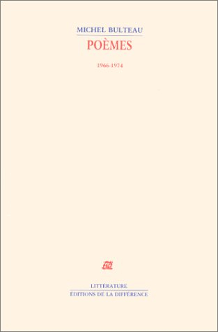 Poèmes. Vol. 1. 1966-1974