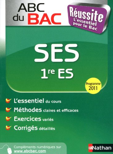 SES 1re ES : programme 2011