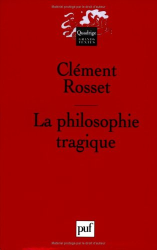 La philosophie tragique