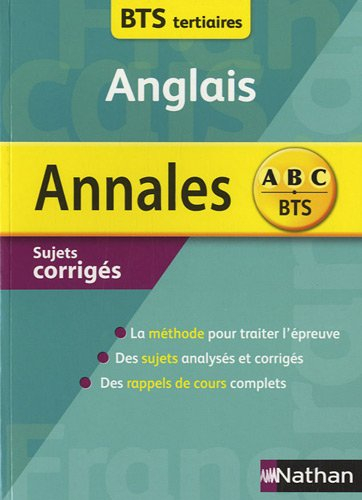 Anglais BTS tertiaires et industriels
