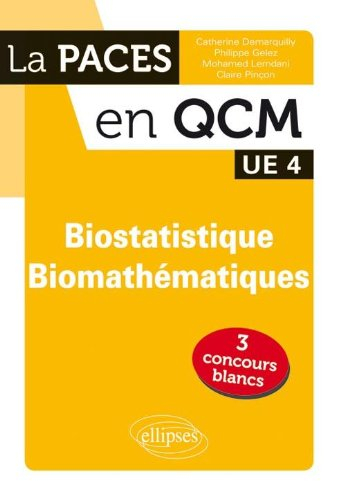 Biostatistiques, biomathématiques, UE4