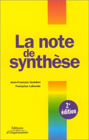 la note de synthèse
