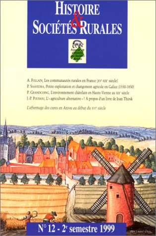 Histoire & sociétés rurales, no. 12