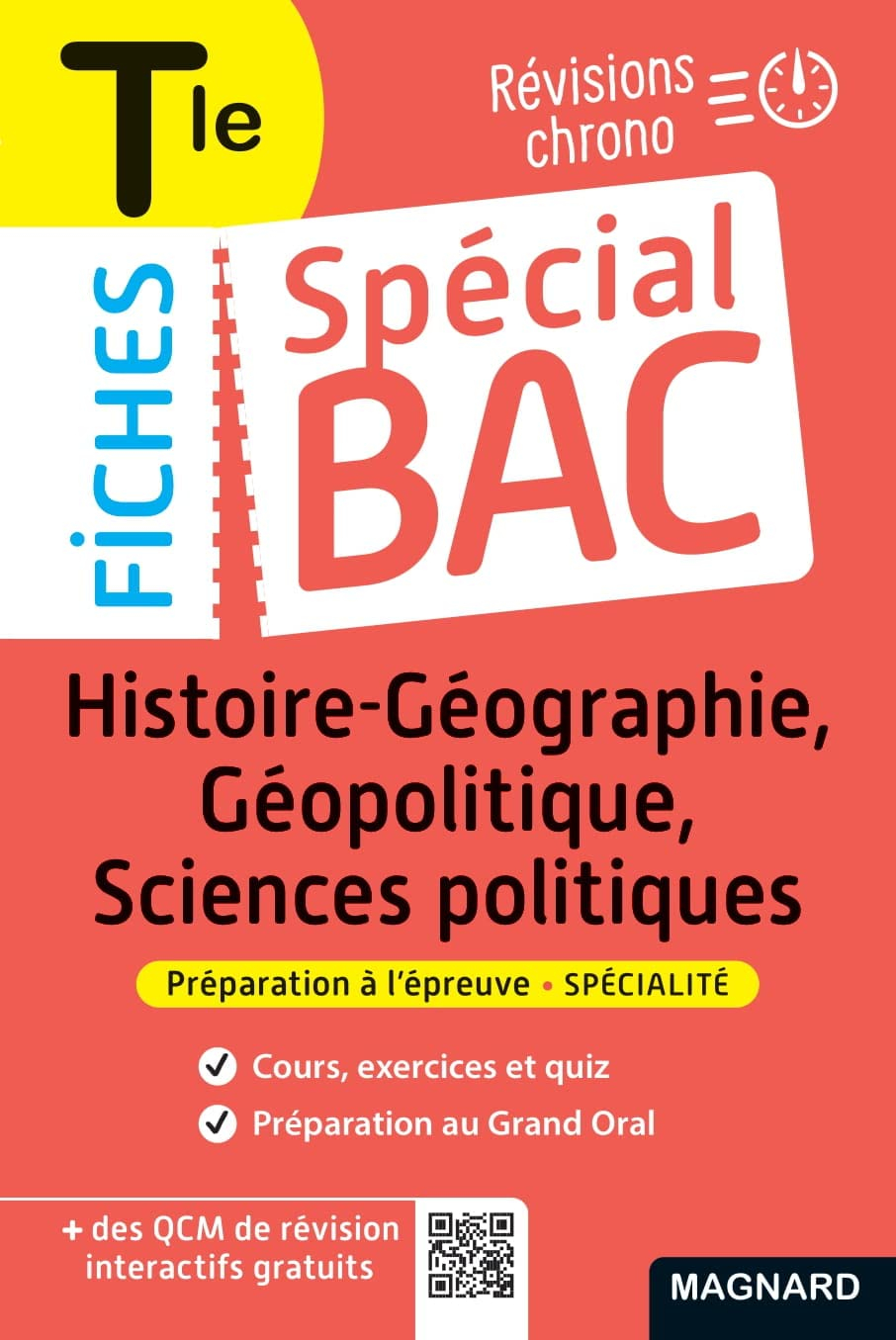 Histoire géographie, géopolitique, sciences politiques terminale : révisions chrono : préparation à 