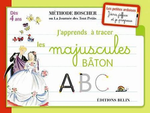 J'apprends à tracer les majuscules bâton : dès 4 ans