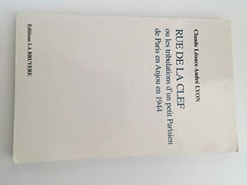 Les Tribulations d'un Petit Parisien de Paris en Anjou en 1944