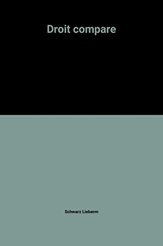 Droit comparé : Théorie générale et principes
