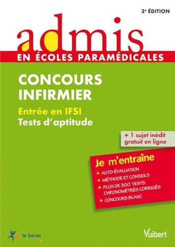 Concours infirmier : entrée en IFSI, tests d'aptitude