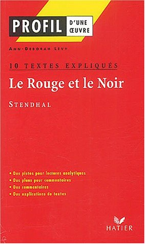 le rouge et le noir, stendhal