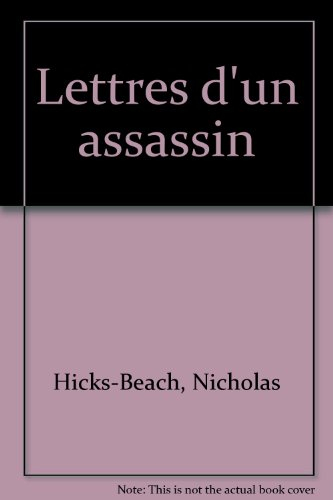 Lettres d'un assassin