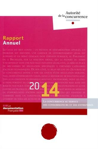 Rapport annuel 2014 : la concurrence au service des consommateurs et des entreprises