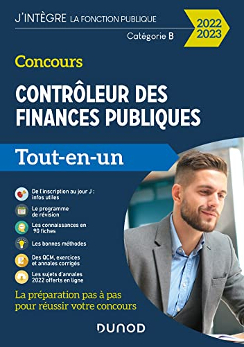 Contrôleur des finances publiques : catégorie B : tout-en-un, concours 2022-2023