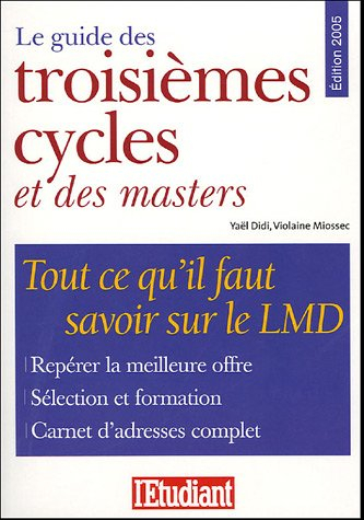 le guide des troisièmes cycles et des masters