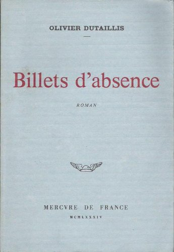 Billets d'absence